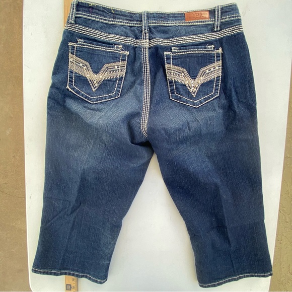 VGS Capris size 10 Embroidered Pockets - Picture 7 of 10